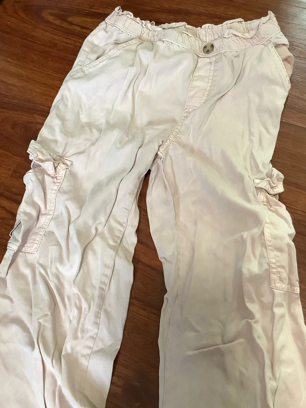 Old Navy Kids Cargo Pants in Black and Light Pink